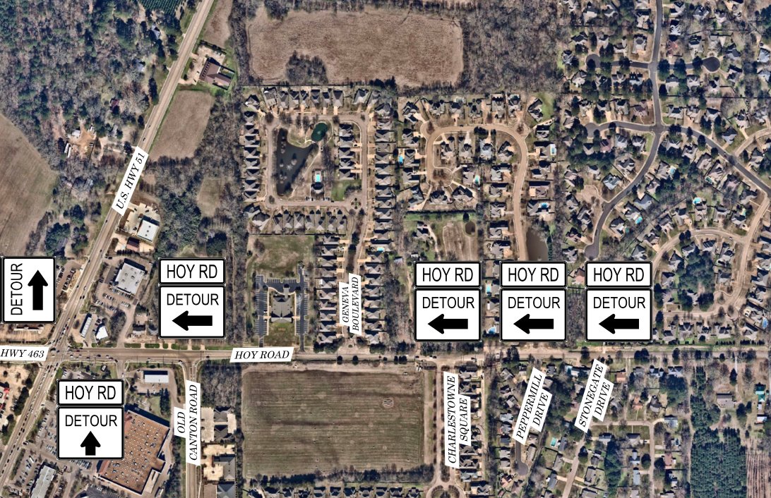 Hoy Road construction scheduled to begin on Thursday, October 15